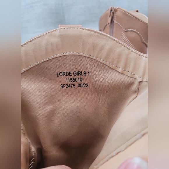 Cognac Dolce Vita Lorde Cowboy boots size1 - Picture 7 of 12